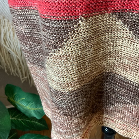 Lauren Ralph Lauren Geometric Southwestern Pattern Sweater Size S/M Brown - Picture 3 of 8